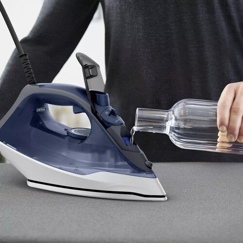 Plancha T-FAL Vapor suela cerámica 1600W FV2853 AntiCalc 130g/min