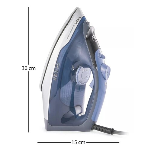 Plancha T-FAL Vapor suela cerámica 1600W FV2853 AntiCalc 130g/min