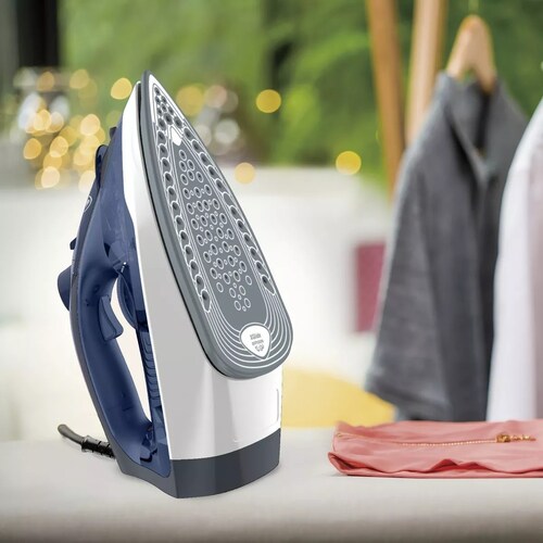 Plancha T-FAL Vapor suela cerámica 1600W FV2853 AntiCalc 130g/min