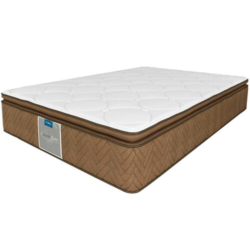 Colchón Restonic King Size Leyen Nova Anti-Ácaros Ortopédico Confort Con Colchoneta PILLOW TOP