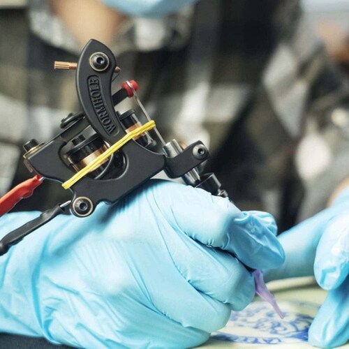 Kit De Máquina Para Tatuar Con Tintas Y Agujas Principiantes 