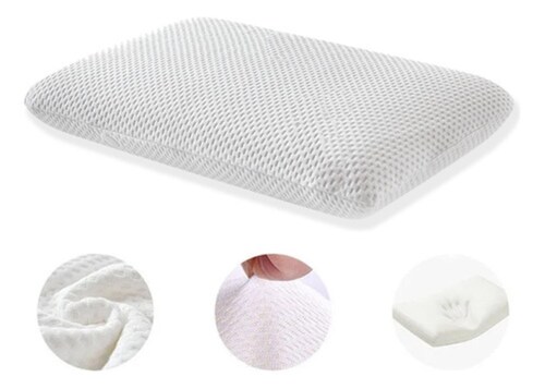 Almohadas Memoria Foam Gel Ortopedicas Cervical Regulable negro