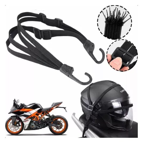 Redes Para Moto Para Sujetar Casco Portabultos negro