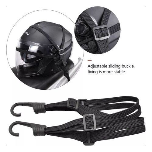 Redes Para Moto Para Sujetar Casco Portabultos negro