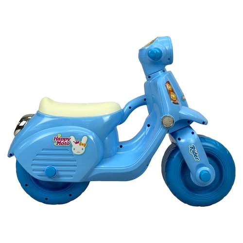 Montable para Niños Moto Correpasillos, largo 62 cm  - Azul.