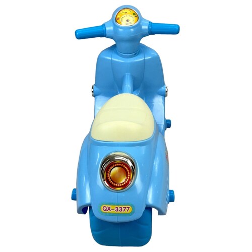 Montable para Niños Moto Correpasillos, largo 62 cm  - Azul.