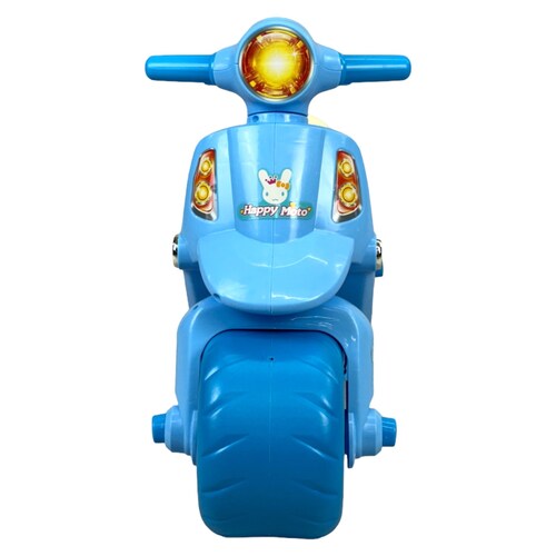 Montable para Niños Moto Correpasillos, largo 62 cm  - Azul.