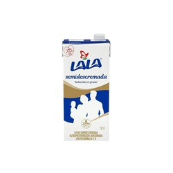 Leche Uht Lala Semidescremada 12 Piezas de 1 litro c/u