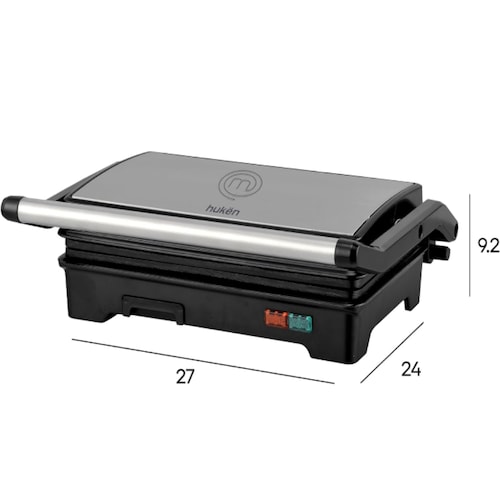 Parrilla grill electrica doble plancha 