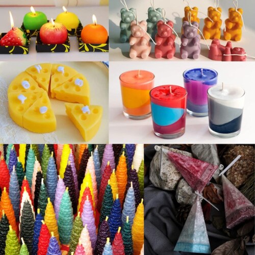 24 Colorantes Para Velas De 2 Gr. Solubles En Cera Y Aceite 