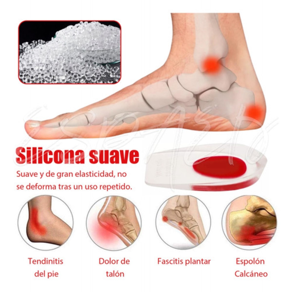 Espolón Calcáneo Masajes Para Aliviar La Fascitis Plantar Rodillo - Main Image