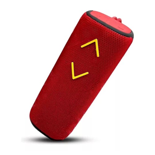 Bocina Bluetooth Portátil Altavoz Recargables Rojo