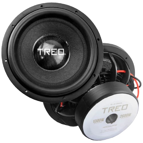 Subwoofer De Doble Bobina 12 Pulg Treo MAGNUM12 1300 W RMS.