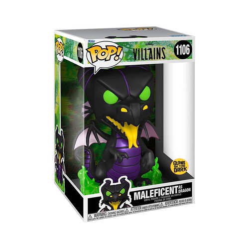 Funko Pop Malefica Dragon #1106 Glow Villanos Disney Figura Original