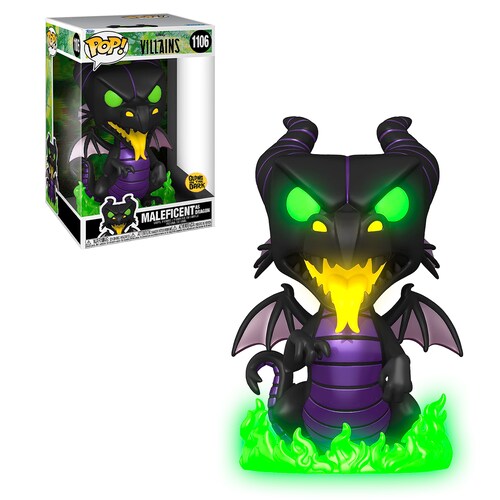 Funko Pop Malefica Dragon #1106 Glow Villanos Disney Figura Original