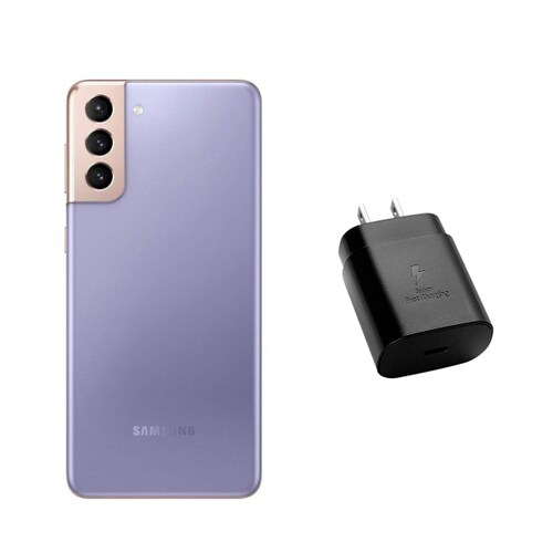 Samsung Galaxy S21 Plus 128GB Lila Reacondicionado + Cubo.