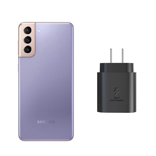 Samsung Galaxy S21 Plus 128GB Lila Reacondicionado + Cubo.