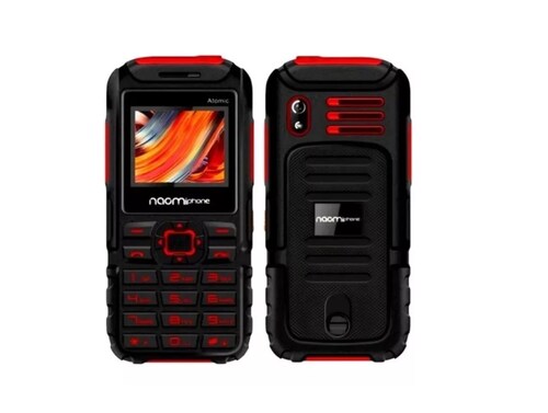 Celular 4G Naomi Atomic Uso Rudo Adulto Mayor Bocina Grande Volume Fuerte.