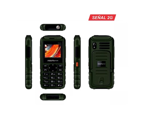 Naomi Atomic 2G Azul/Verde Telefono Movil Barra Barrita Celular