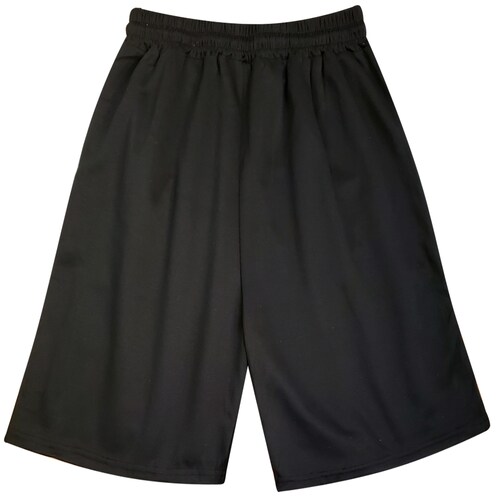 Bermuda Short Hombre, Talla M, Negro, Pantalones Cortos, Deportivo, Entrenamiento, Comodo