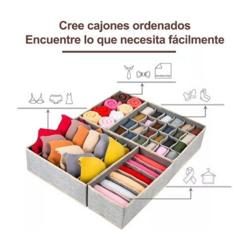 Organizadores Plegables De Ropa Interior Para Cajones.
