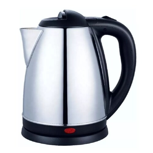 Tetera Cafetera Hervidor Electrico 2L de Agua 900 W de Acero Inoxidable.
