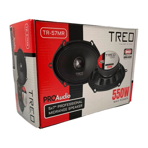 Medio Rango Profesional 5x7 Pulg Treo TR-57MR 275 Watts RMS.