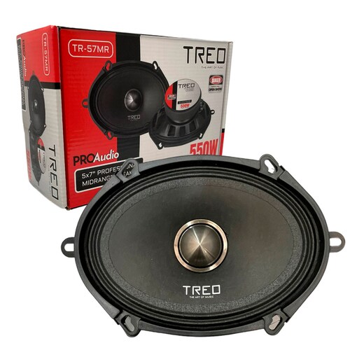 Medio Rango Profesional 5x7 Pulg Treo TR-57MR 275 Watts RMS.