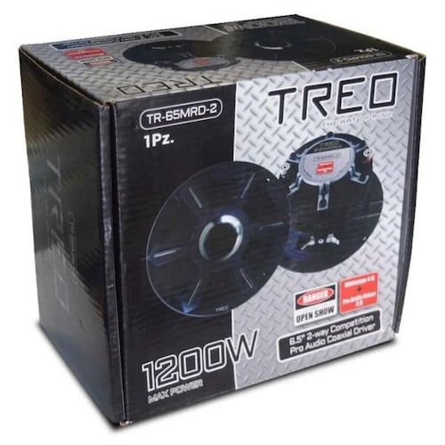 Medio Rango con Driver 6.5 Pulg Treo TR-65MRD-2 300 Watts RMS