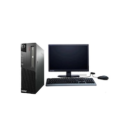 PC LENOVO M79 SFF- AMD A8- 4GB RAM- 512GB SSD- Monitor 19"- Windows 10 PRO- Equipo Clase A, Reacondicionado.