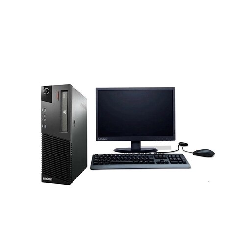 PC LENOVO M79 SFF- AMD A8- 4GB RAM- 500GB HDD- Monitor 19"- Windows 10 PRO- Equipo Clase A, Reacondicionado..