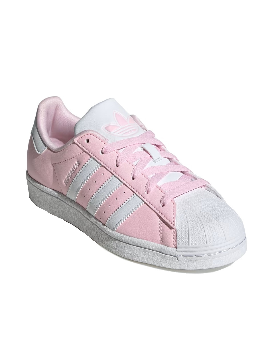 Adidas superstar lineas rosas best sale