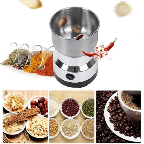 Molinillo de Café Eléctrico Portátil con Cuchilla de Acero Inoxidable 304 y Alta Velocidad – Ideal para Café y Especias
