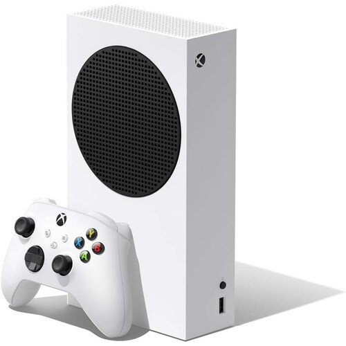 Xbox Serie S Digital: Potencia Totalmente Digital disco duro de 512 GB, arquitectura Xbox Velocity con un ssd personalizado  compatible con versiones anteriores. 