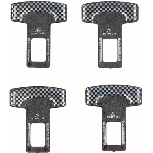 Set 4pc Hebilla Broche Elimina Apaga Alarma Cinturon D Seguridad