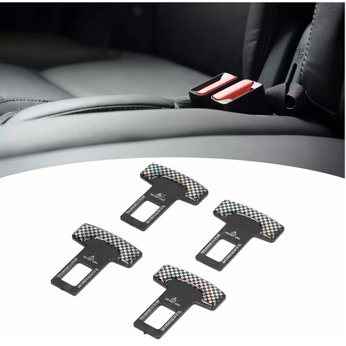 Set 4pc Hebilla Broche Elimina Apaga Alarma Cinturon D Seguridad