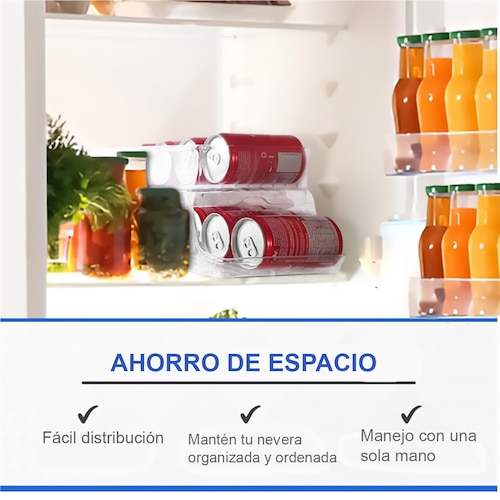 Dispensador de Latas de Refresco y Cerveza para Refrigerador.