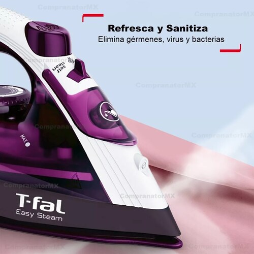 Plancha De Ropa Suela Cerámica Con Vapor Vertical Desinfect.