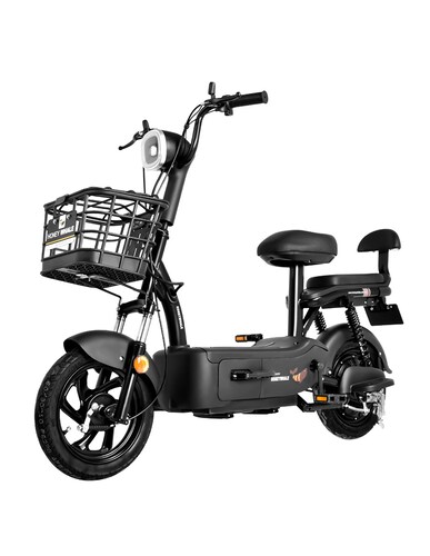 Motobici eléctrica Honey Whale U1S Negro.