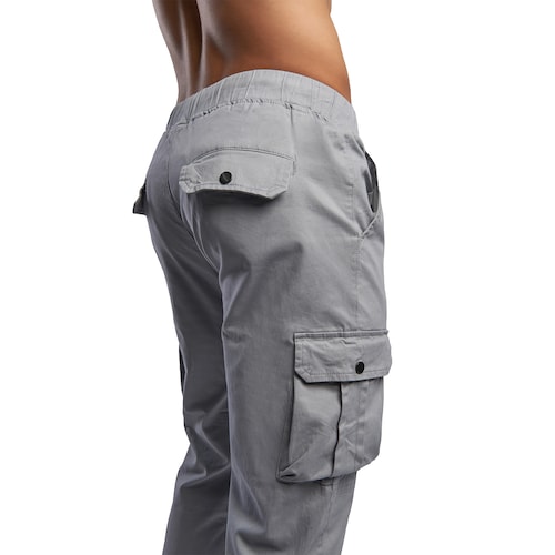 Pantalon Tipo Cargo Táctico Para Hombre Color Gris
