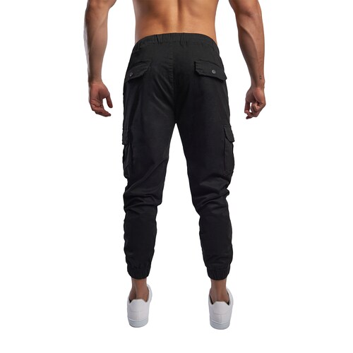 Pantalon Tipo Cargo Táctico Para Hombre Color Negro