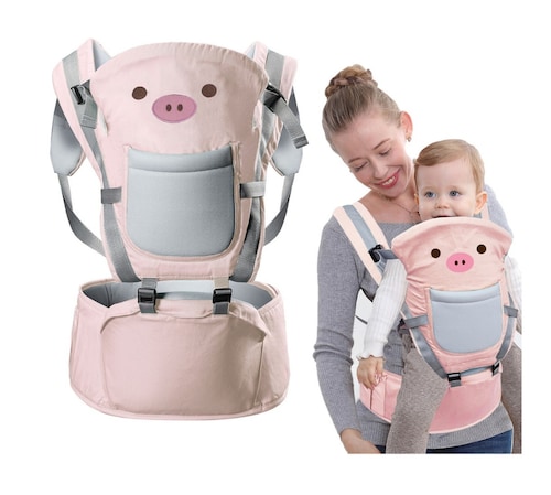 Cangurera Ergonomica Para Bebés 5 Posiciones Ecobaby Original 0-36 meses.