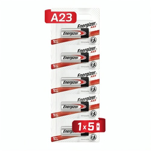 Pilas Baterias Alcalinas Energizer A23 12V 5 Piezas.