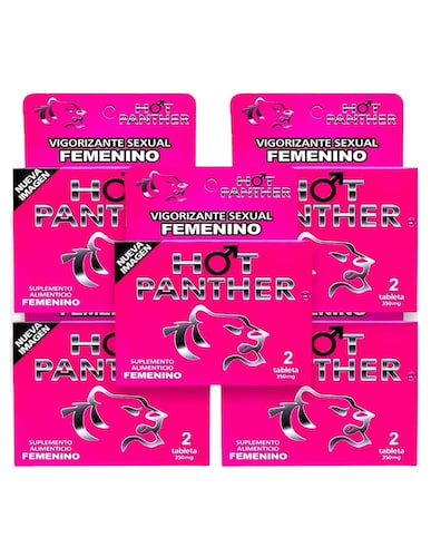 10 Pastillas Hot Panther Mujer