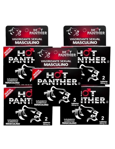 10 Pastillas Hot Panther hombre - Estimulador De La Potencia Masculina