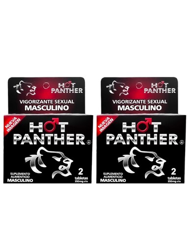 4 Pastillas Hot Panther hombre - Estimulador De La Potencia Masculina