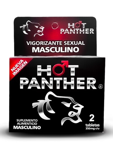 4 Pastillas Hot Panther hombre - Estimulador De La Potencia Masculina