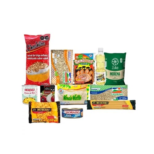 Despensa Empresarial Básica En Bolsa 12 Alimentos