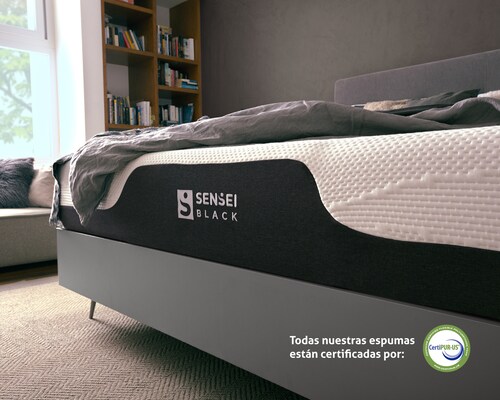 Colchón Black ( Individual ) De Memory Foam En Caja