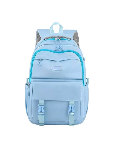 Mochila escolar Antirrobo color azul cielo